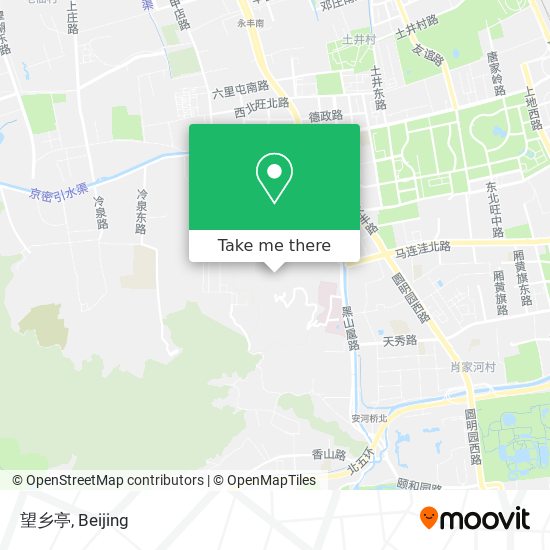 望乡亭 map