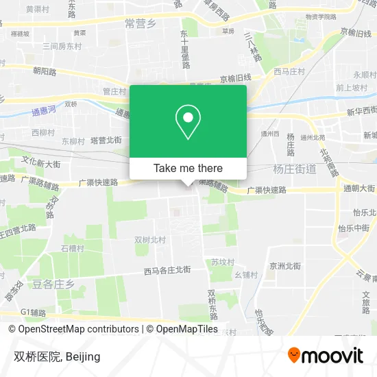 双桥医院 map