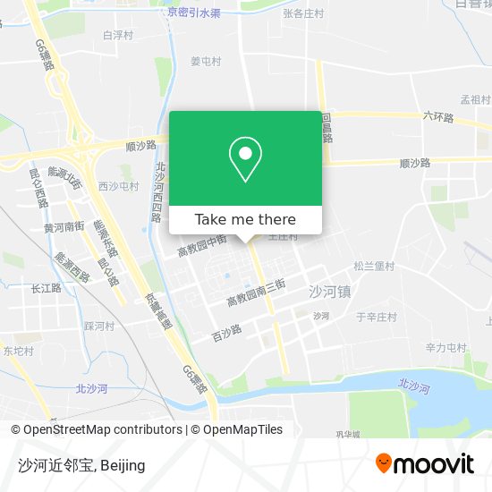 沙河近邻宝 map