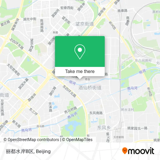 丽都水岸B区 map