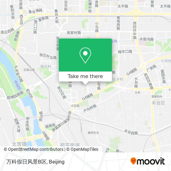 万科假日风景B区 map