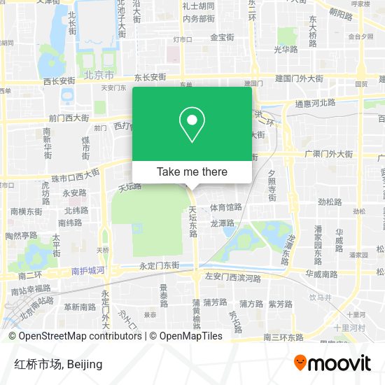 红桥市场 map