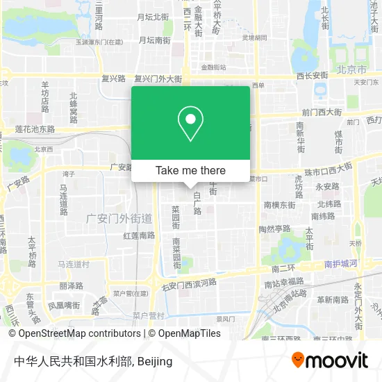 中华人民共和国水利部 map