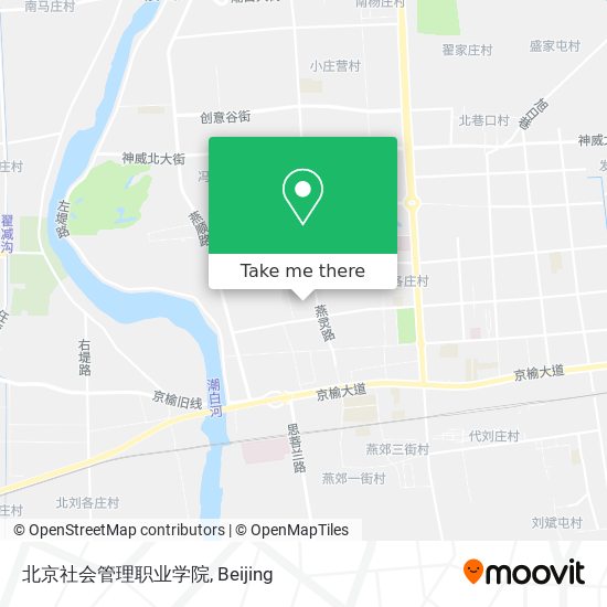 北京社会管理职业学院 map