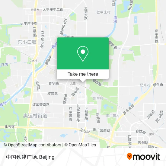 中国铁建广场 map
