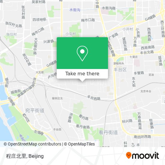 程庄北里 map
