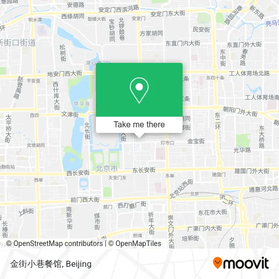 金街小巷餐馆 map