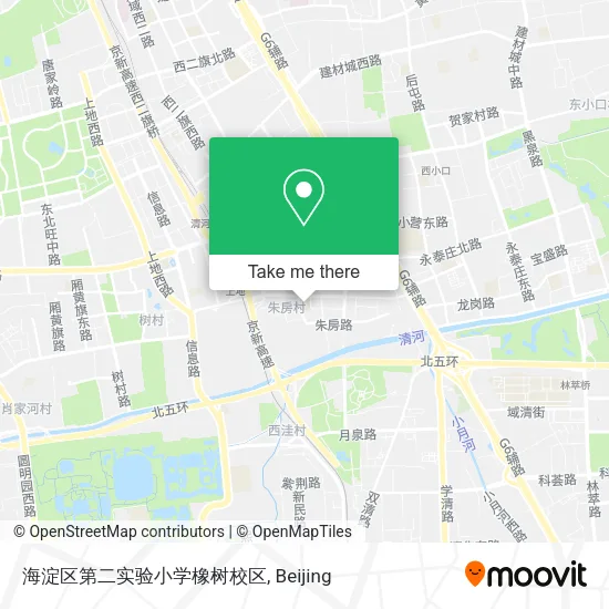 海淀区第二实验小学橡树校区 map