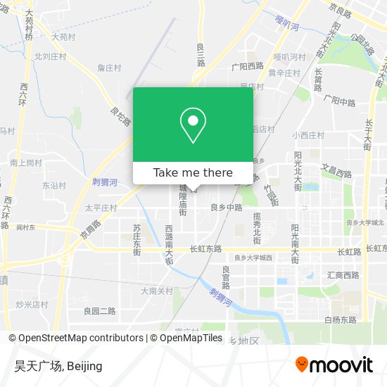 昊天广场 map