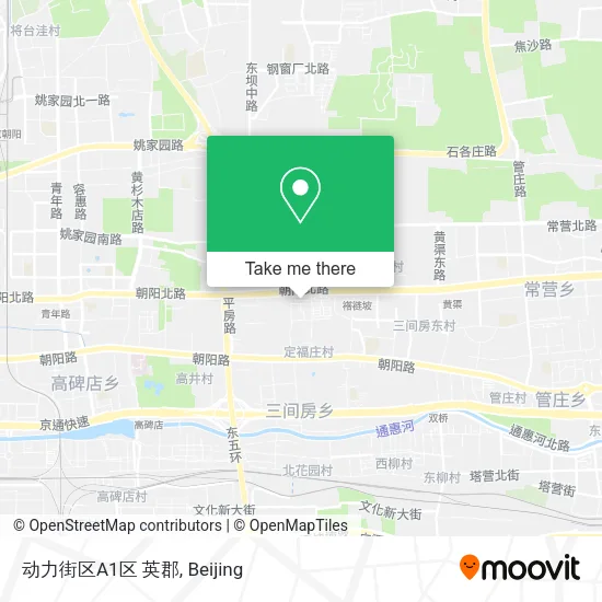 动力街区A1区 英郡 map