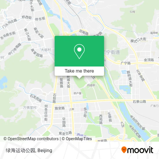 绿海运动公园 map