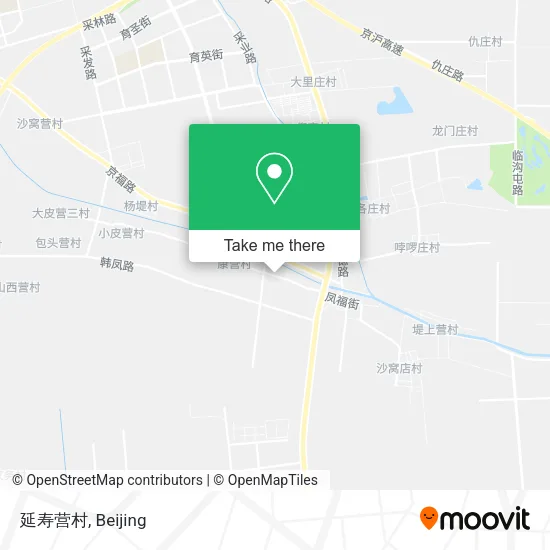 延寿营村 map