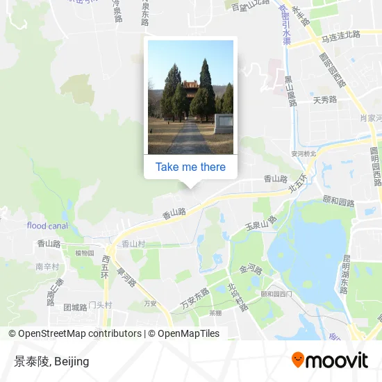 景泰陵 map