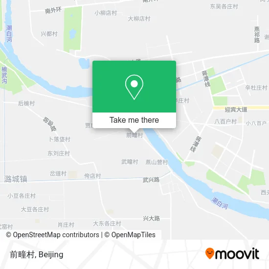 前疃村 map
