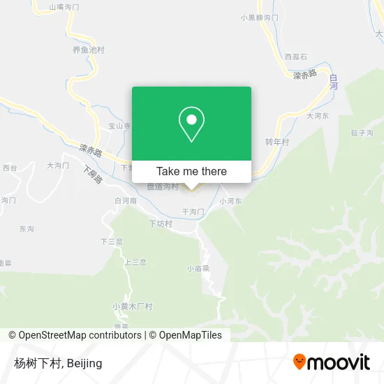 杨树下村 map