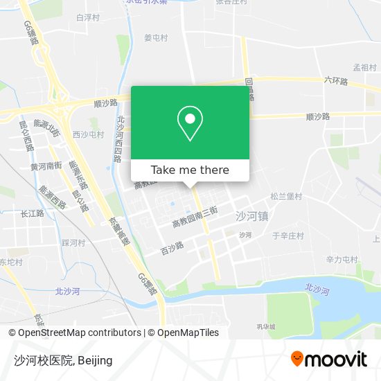 沙河校医院 map