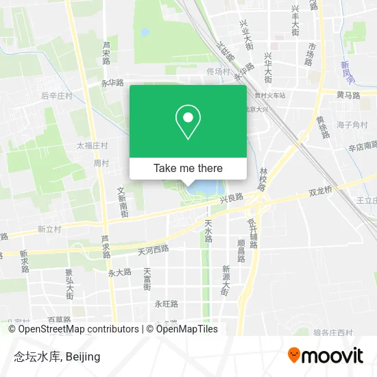 念坛水库 map