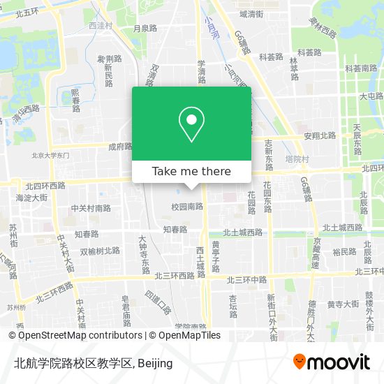 北航学院路校区教学区 map