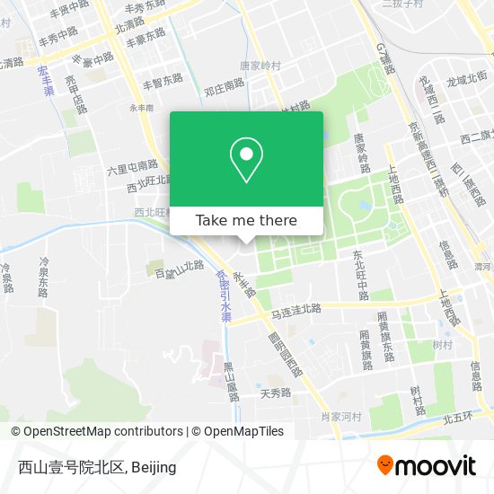 西山壹号院北区 map