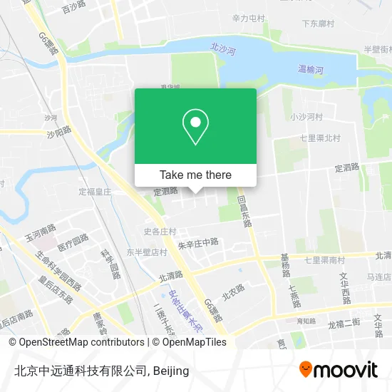 北京中远通科技有限公司 map