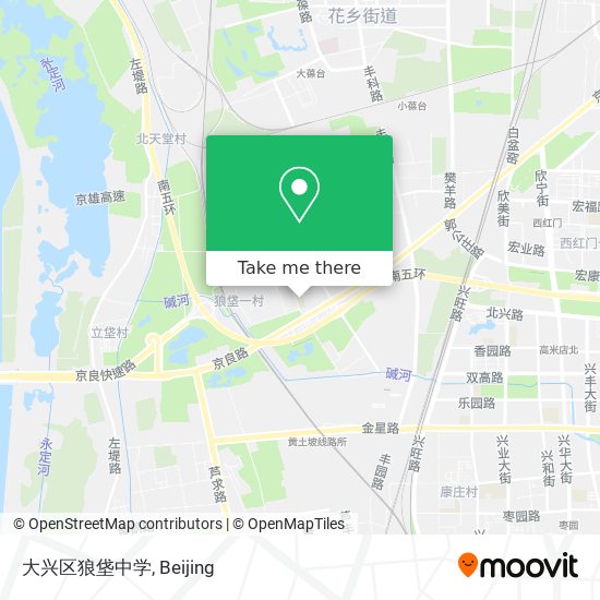大兴区狼垡中学 map