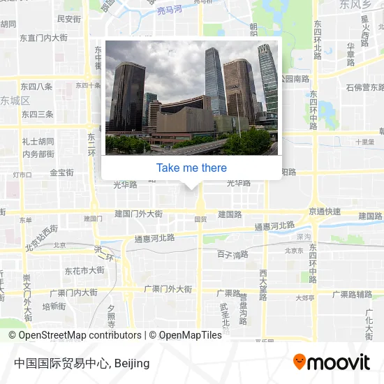 中国国际贸易中心 map