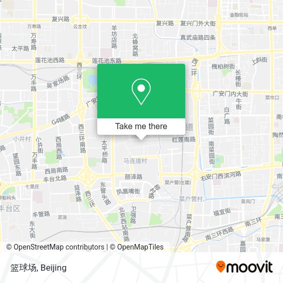 篮球场 map
