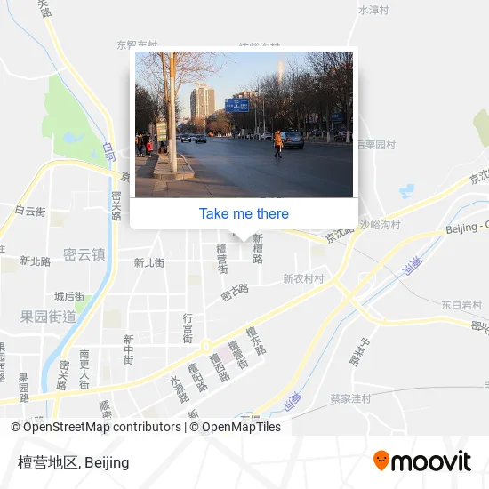檀营地区 map