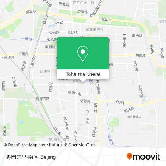 枣园东里-南区 map