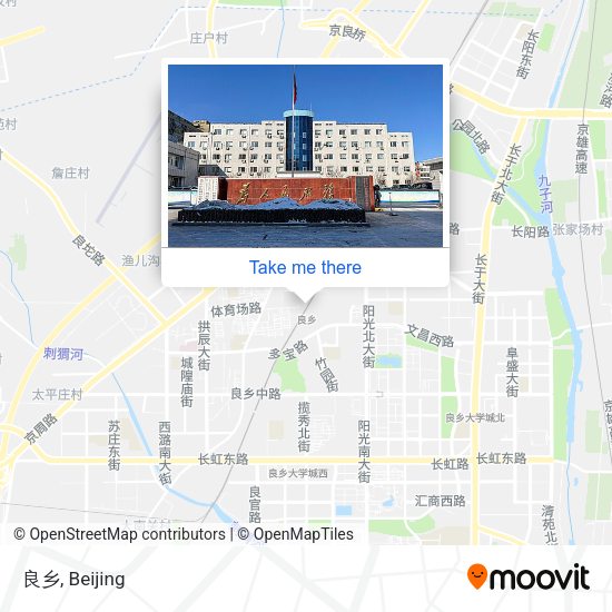 良乡 map