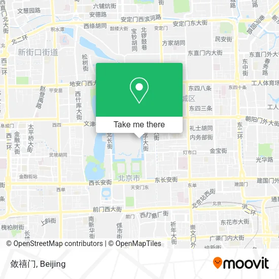 敛禧门 map