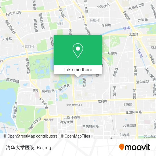 清华大学医院 map