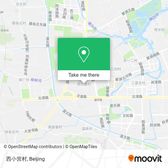 西小营村 map