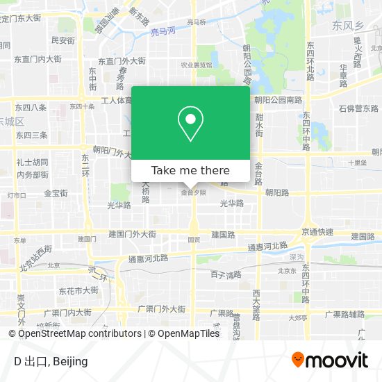 D 出口 map