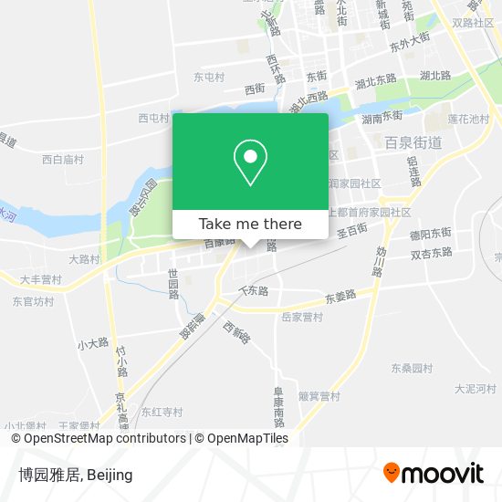 博园雅居 map
