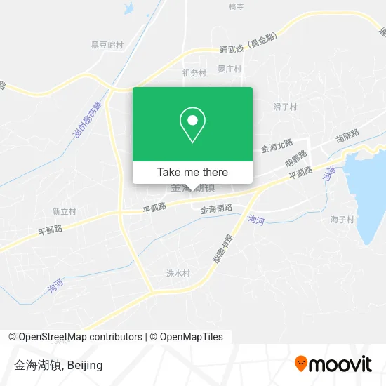 金海湖镇 map