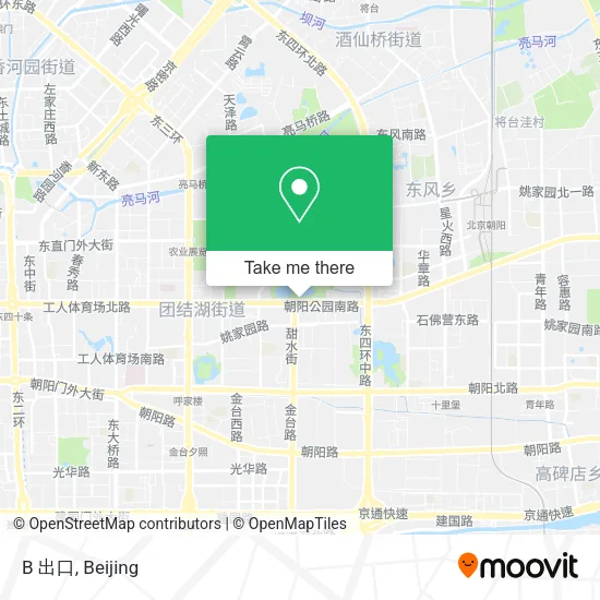 B 出口 map