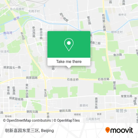 朝新嘉园东里三区 map