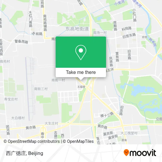 西广德庄 map