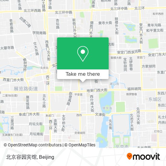 北京容园宾馆 map