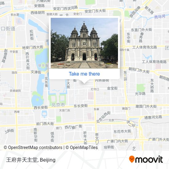 王府井天主堂 map