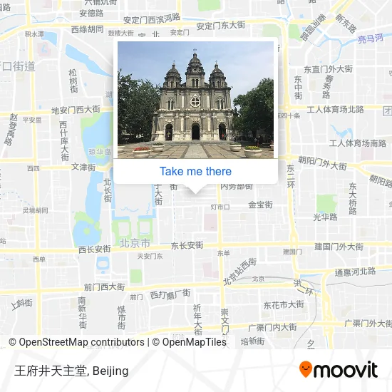 王府井天主堂 map