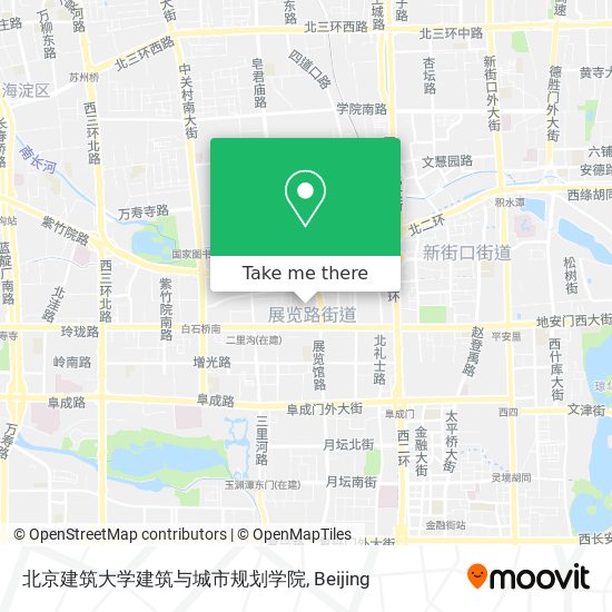 北京建筑大学建筑与城市规划学院 map