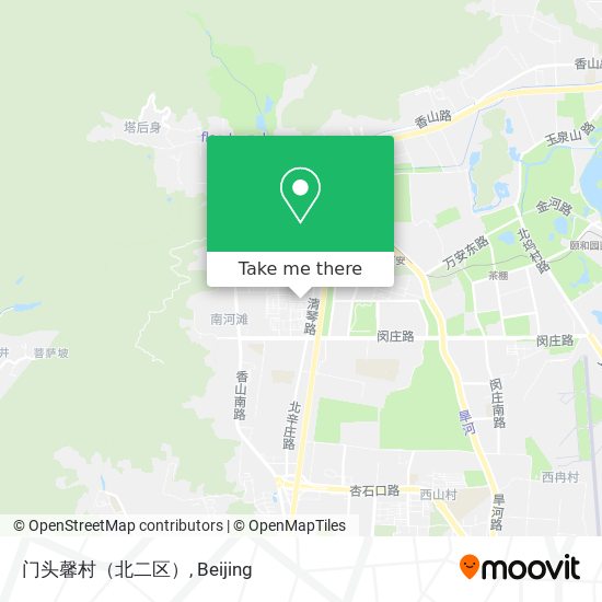 门头馨村（北二区） map