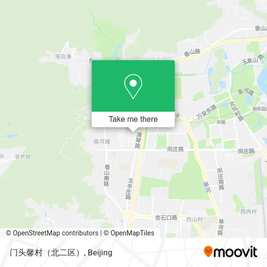 门头馨村（北二区） map