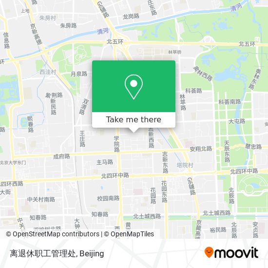离退休职工管理处 map