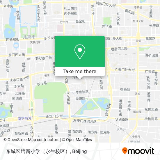 东城区培新小学（永生校区） map