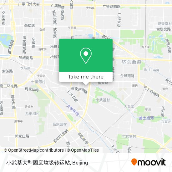 小武基大型固废垃圾转运站 map