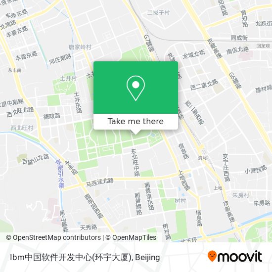 Ibm中国软件开发中心(环宇大厦) map