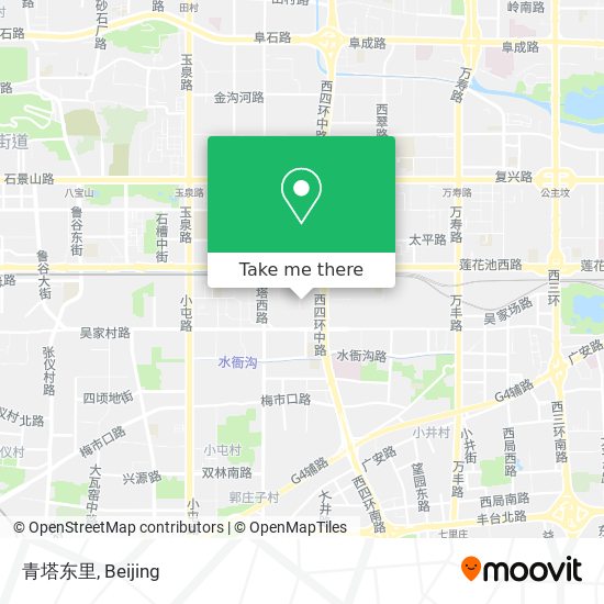 青塔东里 map